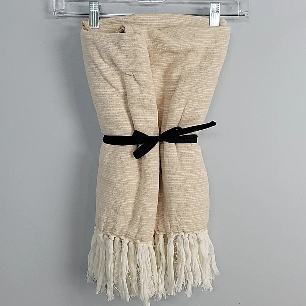 Hearth & Hand beach towel Fringe hem